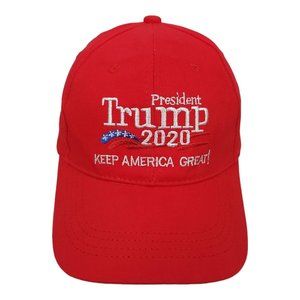 President Trump 2020 Keep America Great Red Strapback Cap Trucker Golf Hat